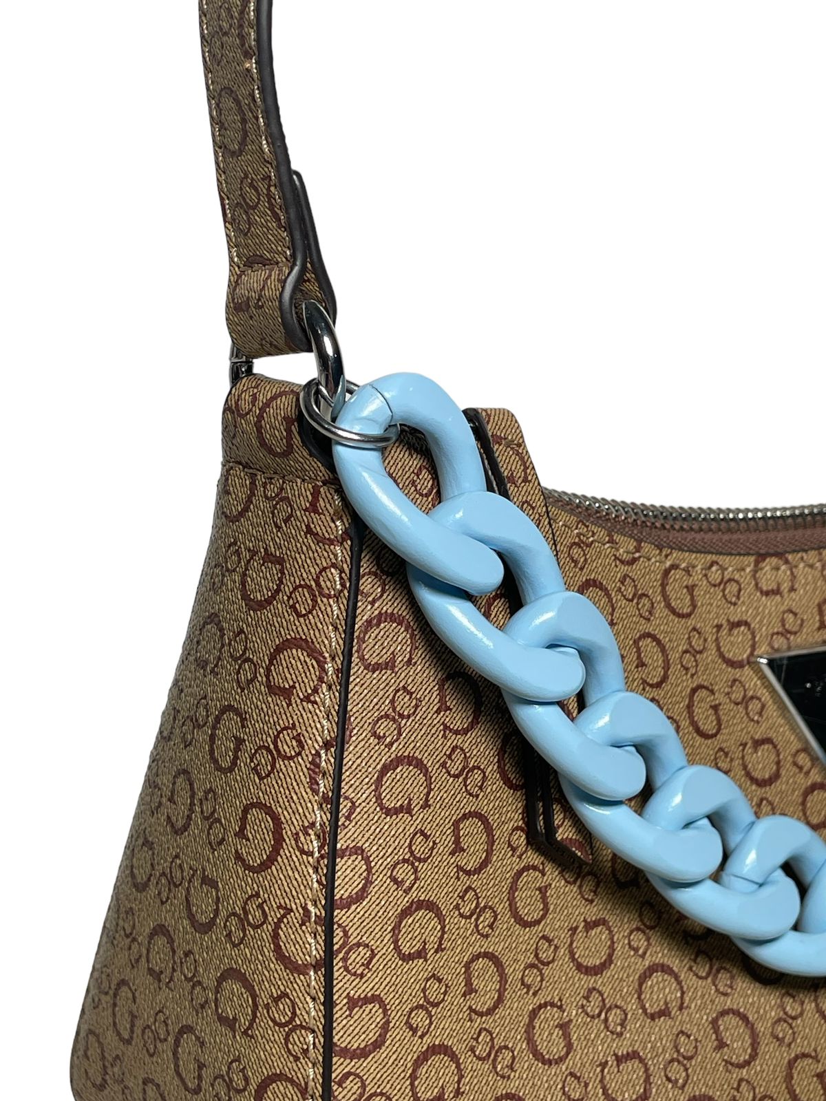 BOLSA DE MANO GUESS CAFE