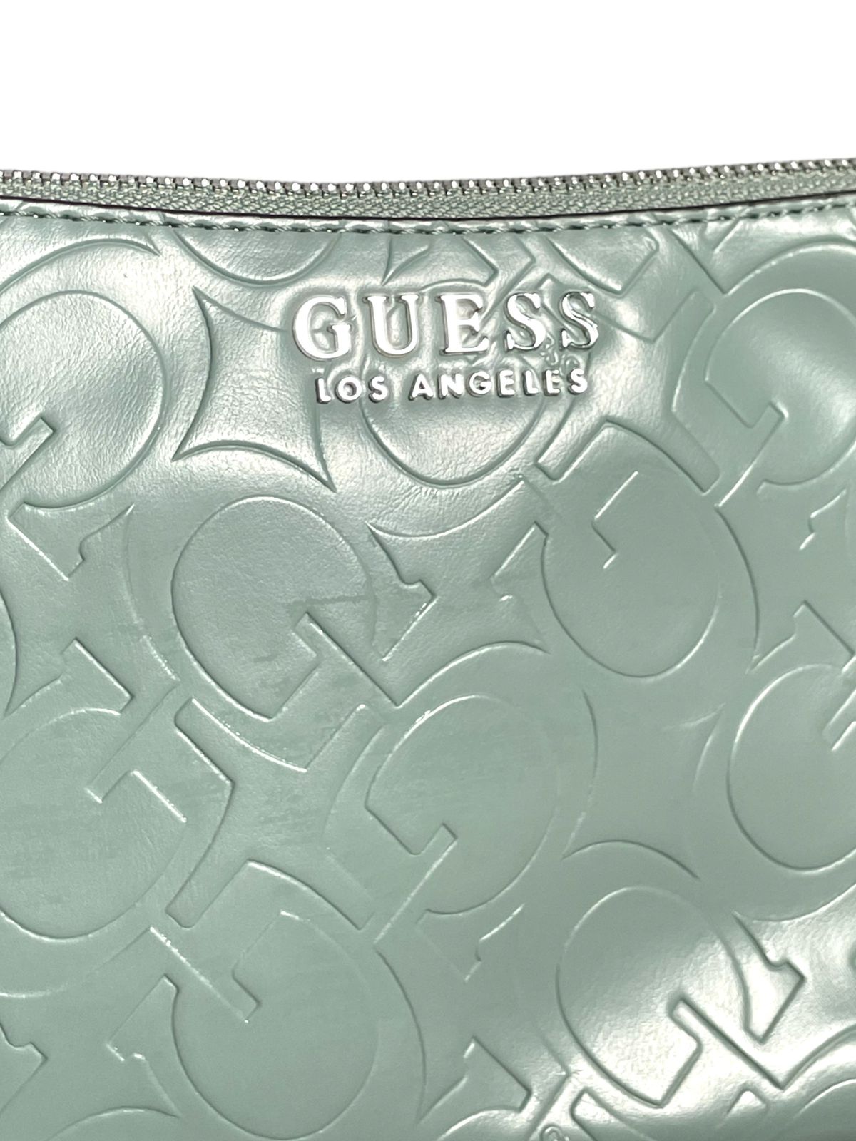 BOLSA DE MANO GUESS AZUL