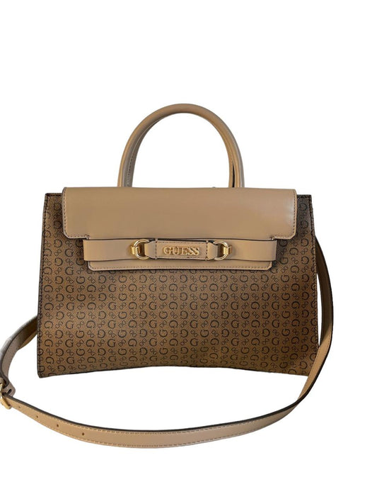 BOLSA DE MANO GUESS CAFÉ